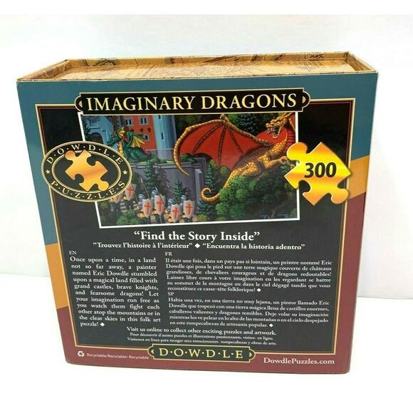 Dowdle Jigsaw Puzzle Imaginary Dragons 300 Pcs 16 x 20 in New Great for to Gift - Picture 8 of 12